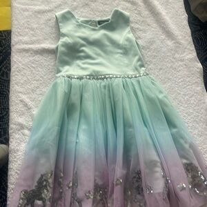 ZUNIE Girls Dress Size 6 Aqua